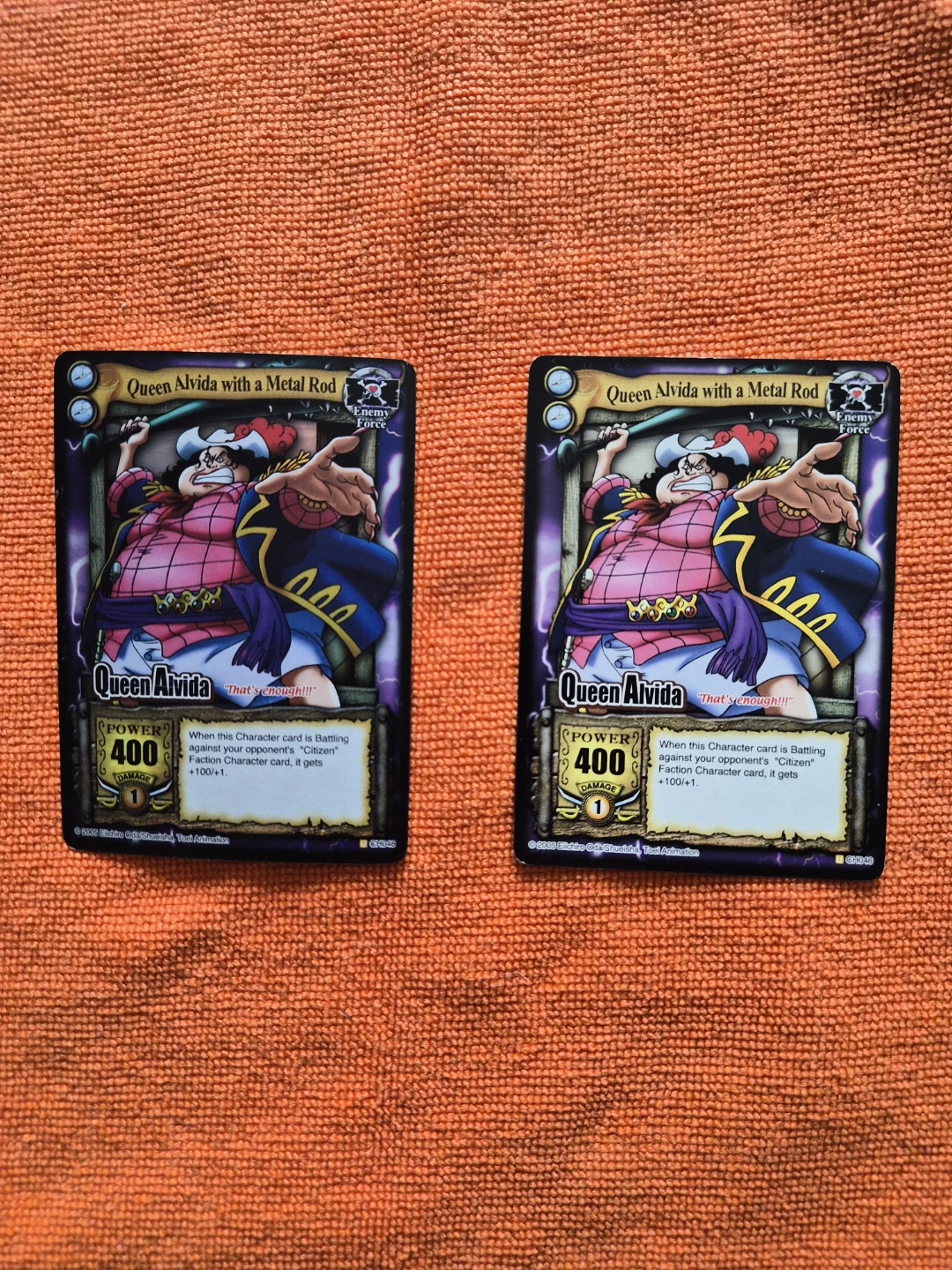 Read Bio | Old One Piece Cards - Queen Alvida (Holo/Regular)