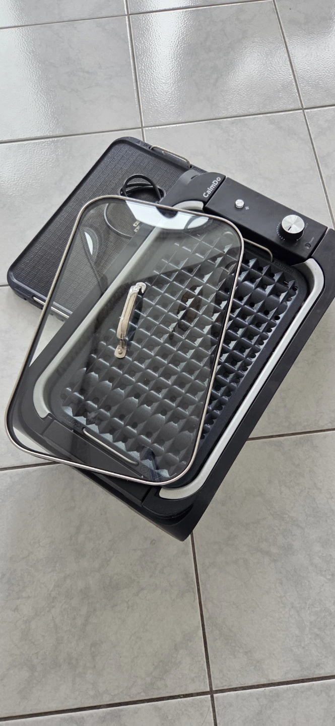 CalmDo Electric Griddle with Lid
