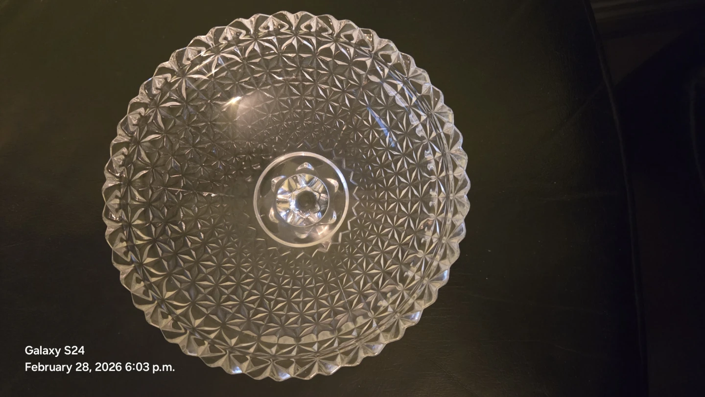 Glass Footed Cake Stand - photo 3