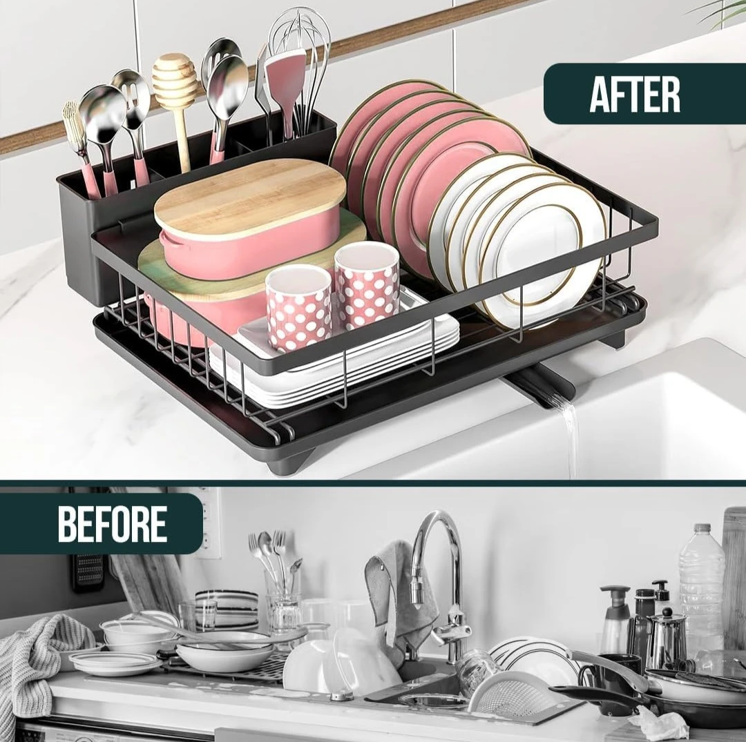 2 Tier Dish Drying Rack - photo 3