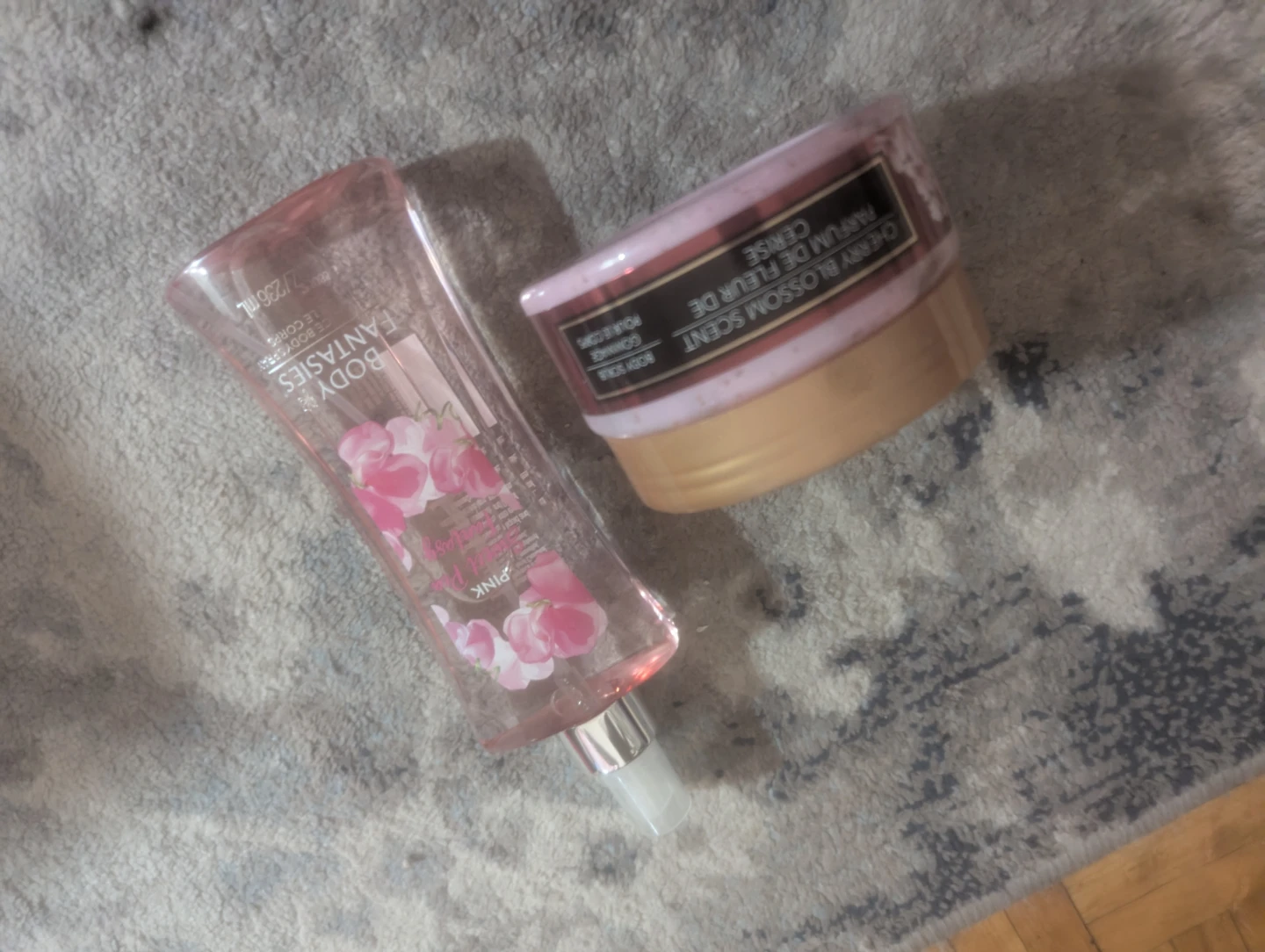 BODY FANTASIES Pink Cherry Blossom Scent Body Spray & Lotion