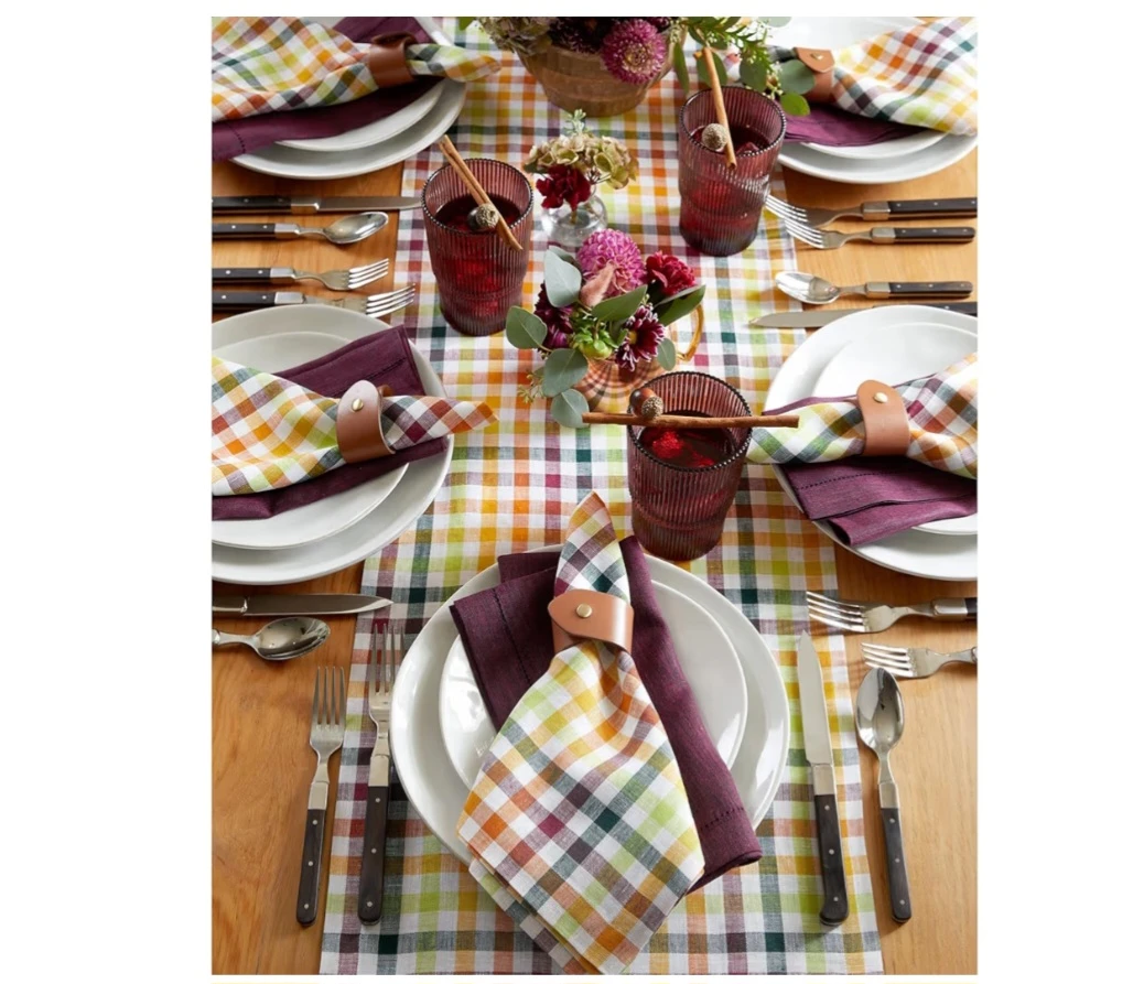 Solino Home  - 100% Pure Linen Table Runner 14 x 36 - photo 2