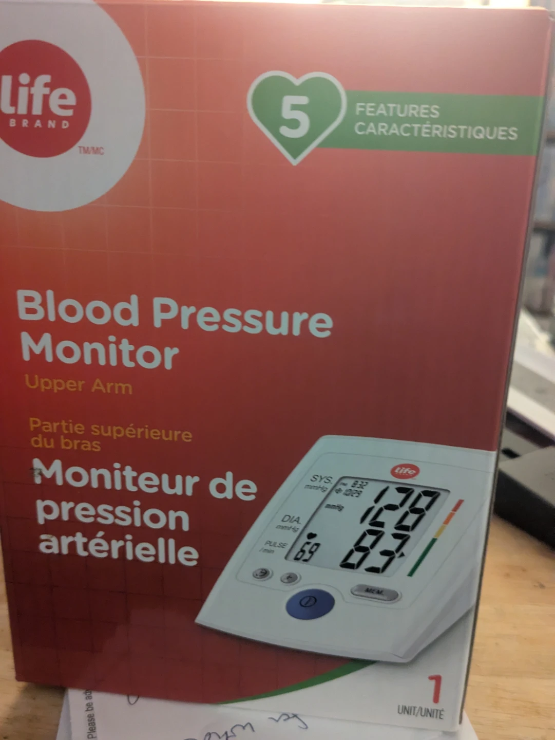 Life Brand BM 35/1U Blood Pressure Monitor