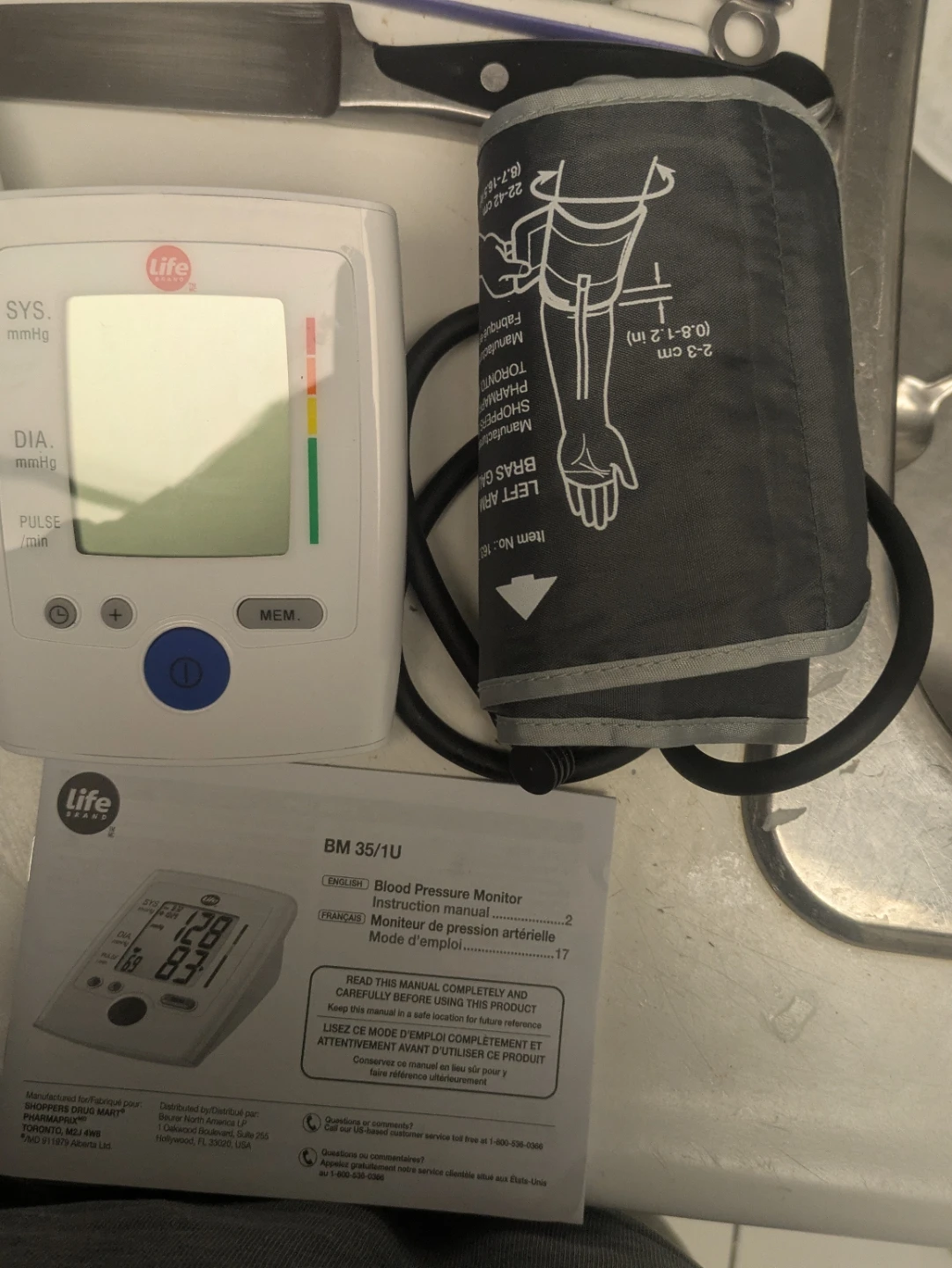 Life Brand BM 35/1U Blood Pressure Monitor - photo 2