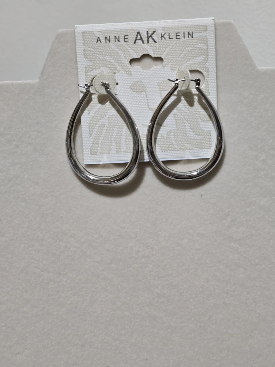 Anne Klein Silver Hoop Earrings - photo 2