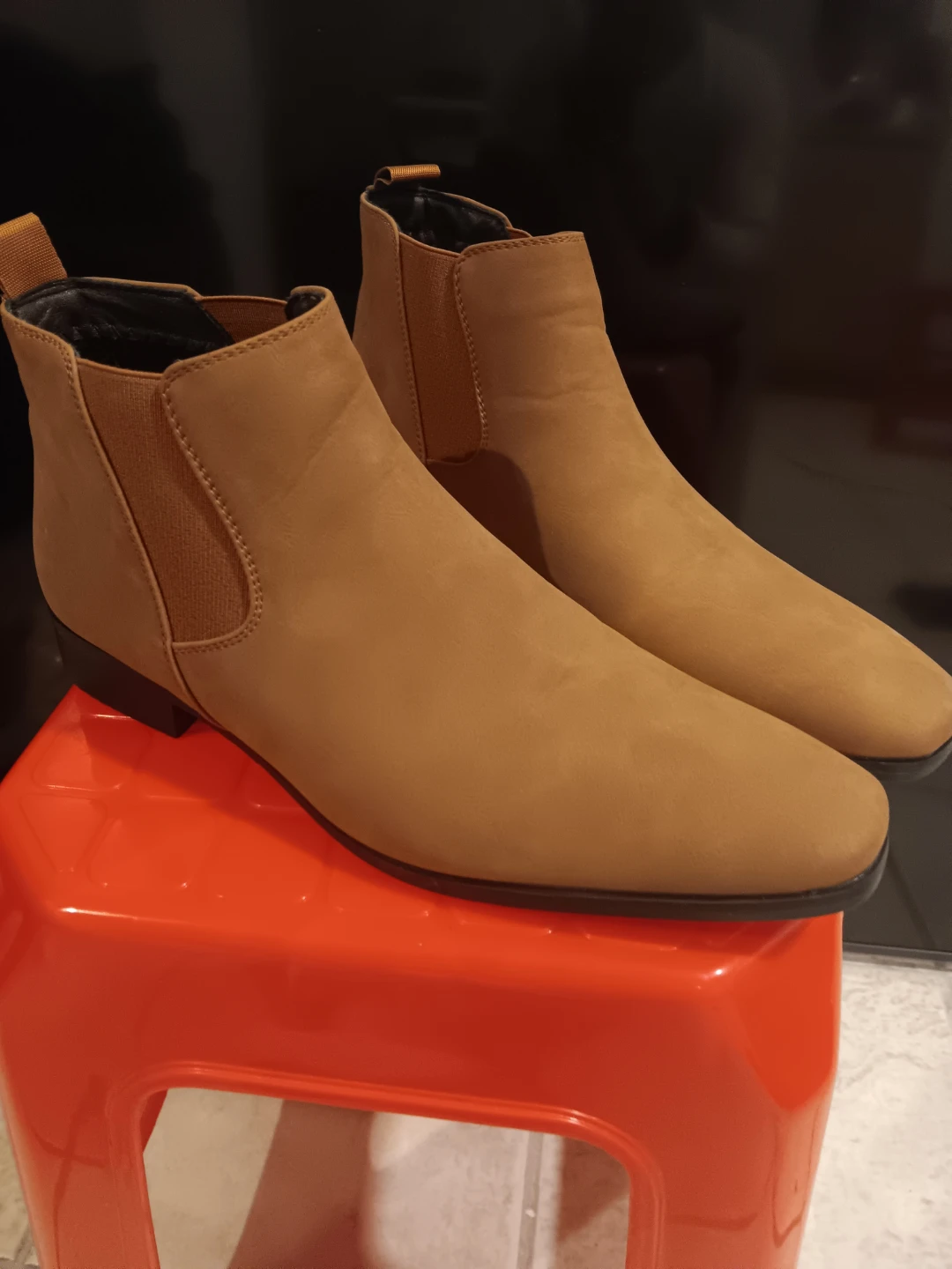 Brown Suede Chelsea Boots