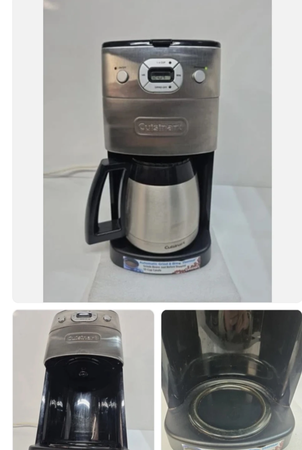 Cuisinart 10 Cup Thermal Automatic Coffeemaker DGB-650