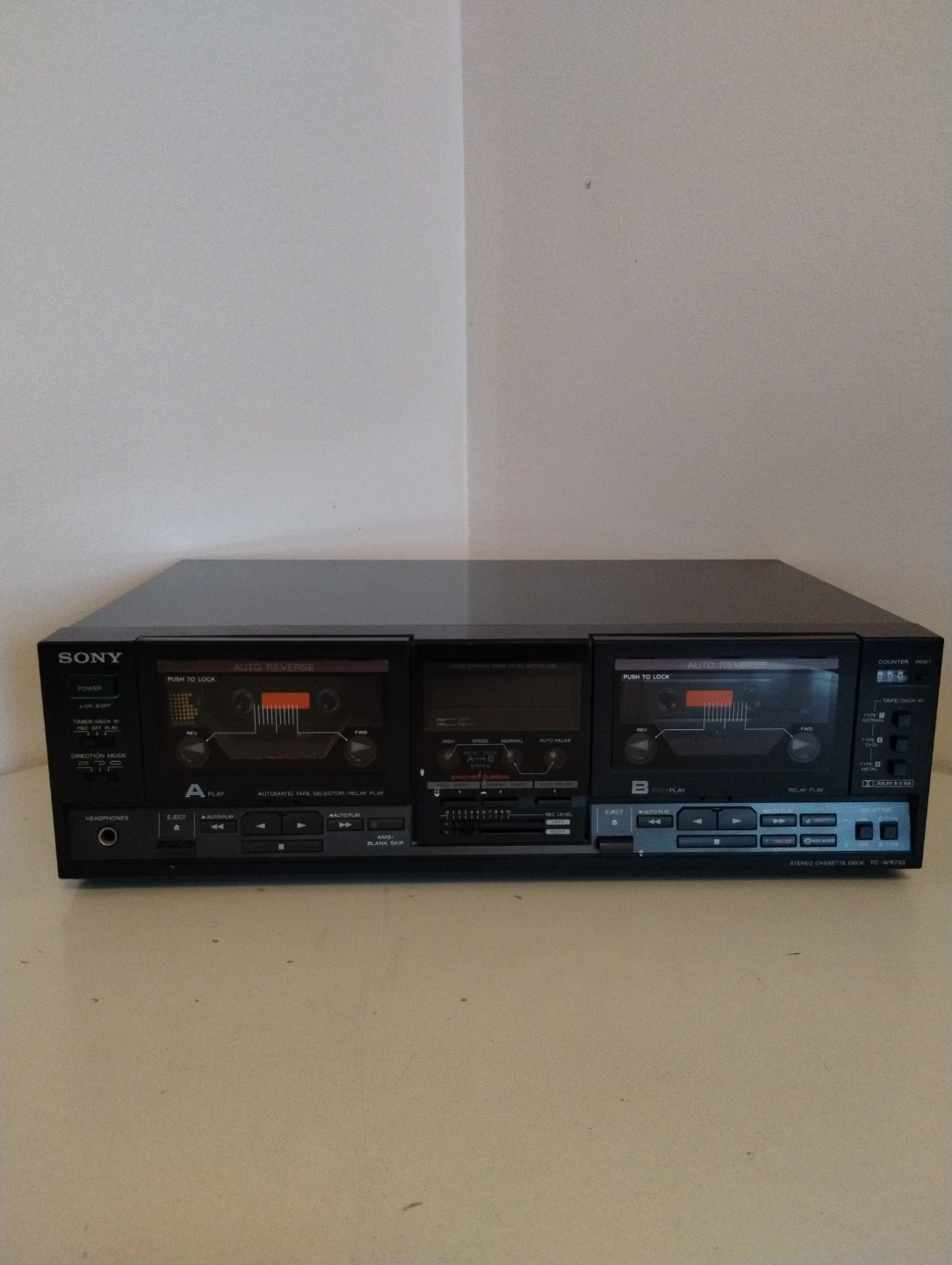 Sony stereo cassette deck