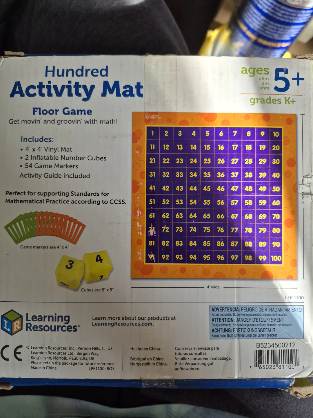 Learning Resources Hundred Activity Mat - photo 2