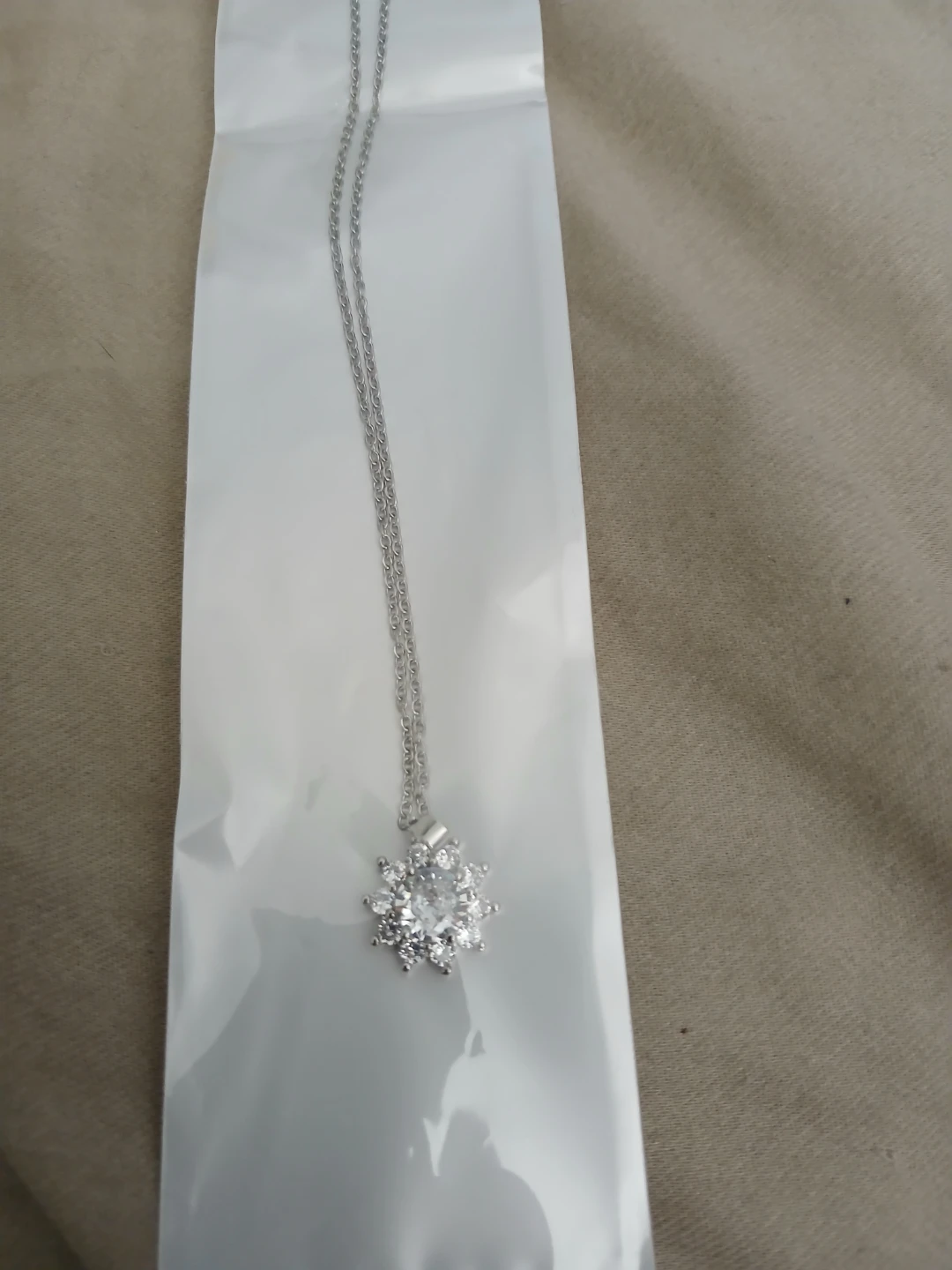 925 Silver And 1 Carat Moissanite Snowflake Pendant Necklace