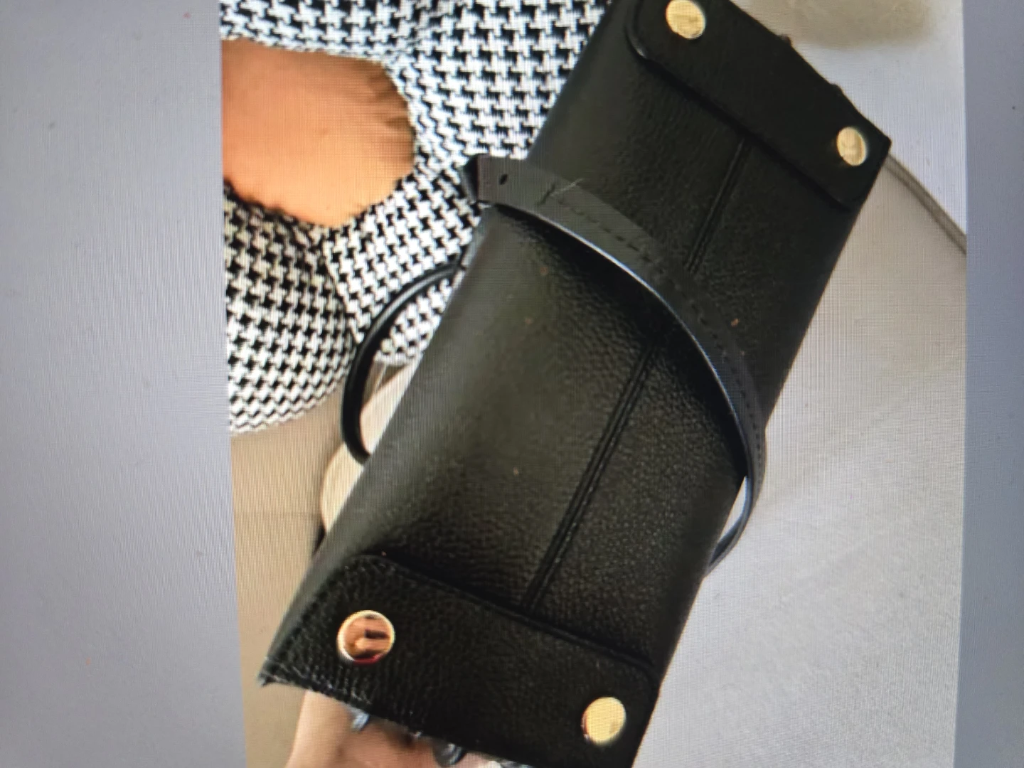 Michael Kors Pebbled Black Leather Satchel Bag - photo 4