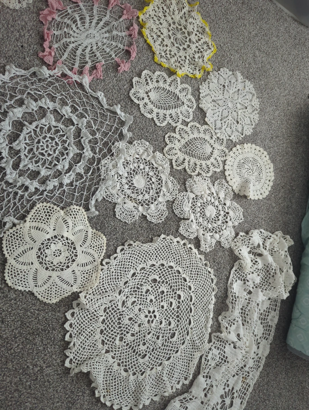Assorted Vintage Crochet Doilies