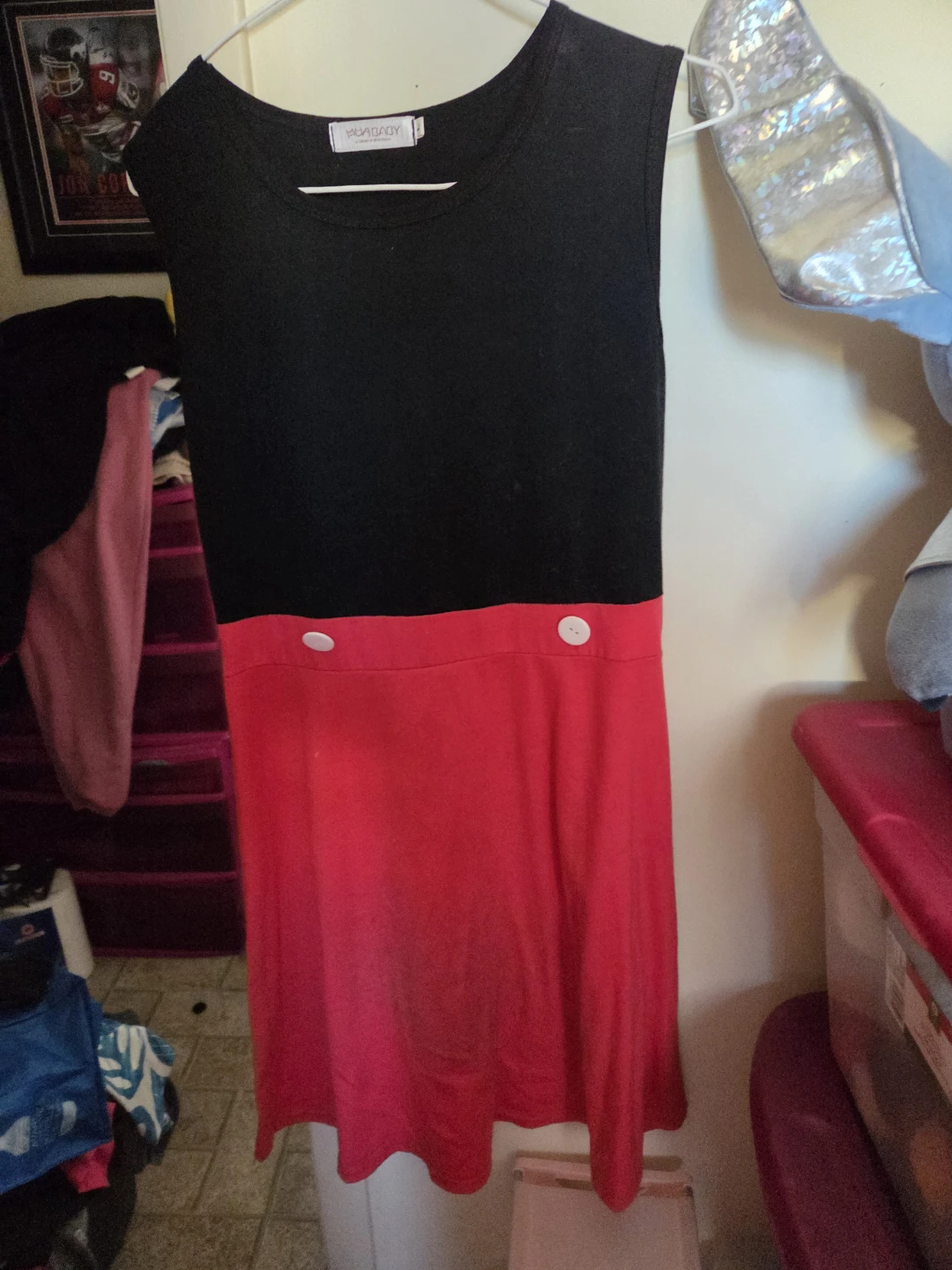 Black and Red Dress
