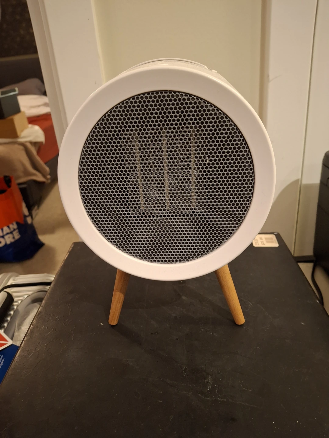 White Retro Portable Heater