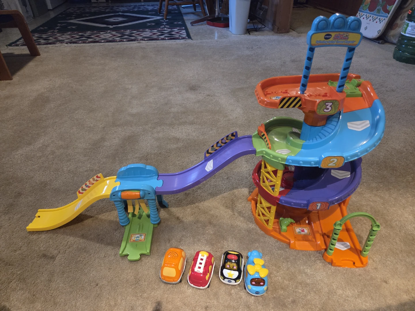 VTech Spinning Spiral Tower Playset with Cars