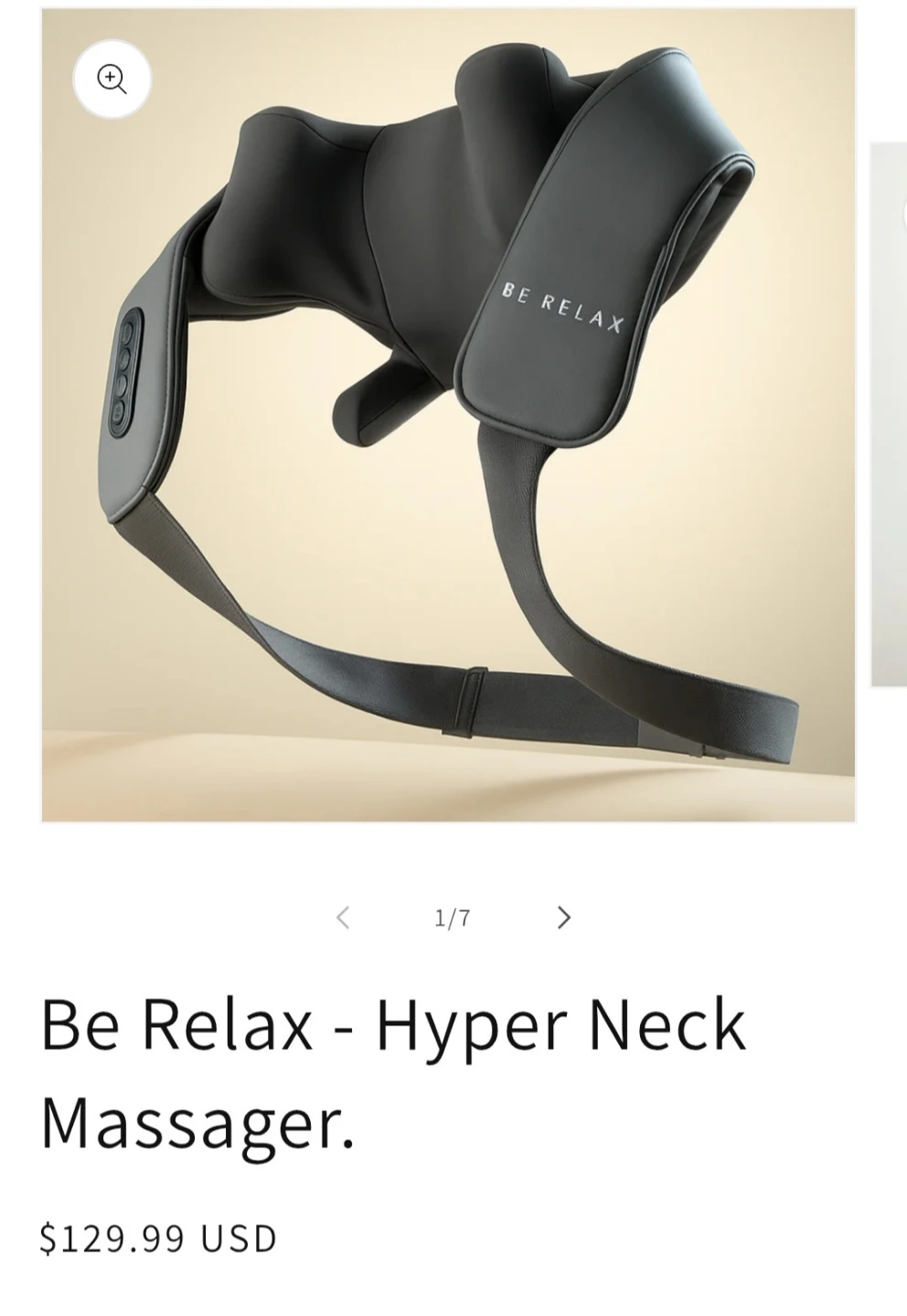 Be Relax Hyper Neck Cordless Massager - photo 4
