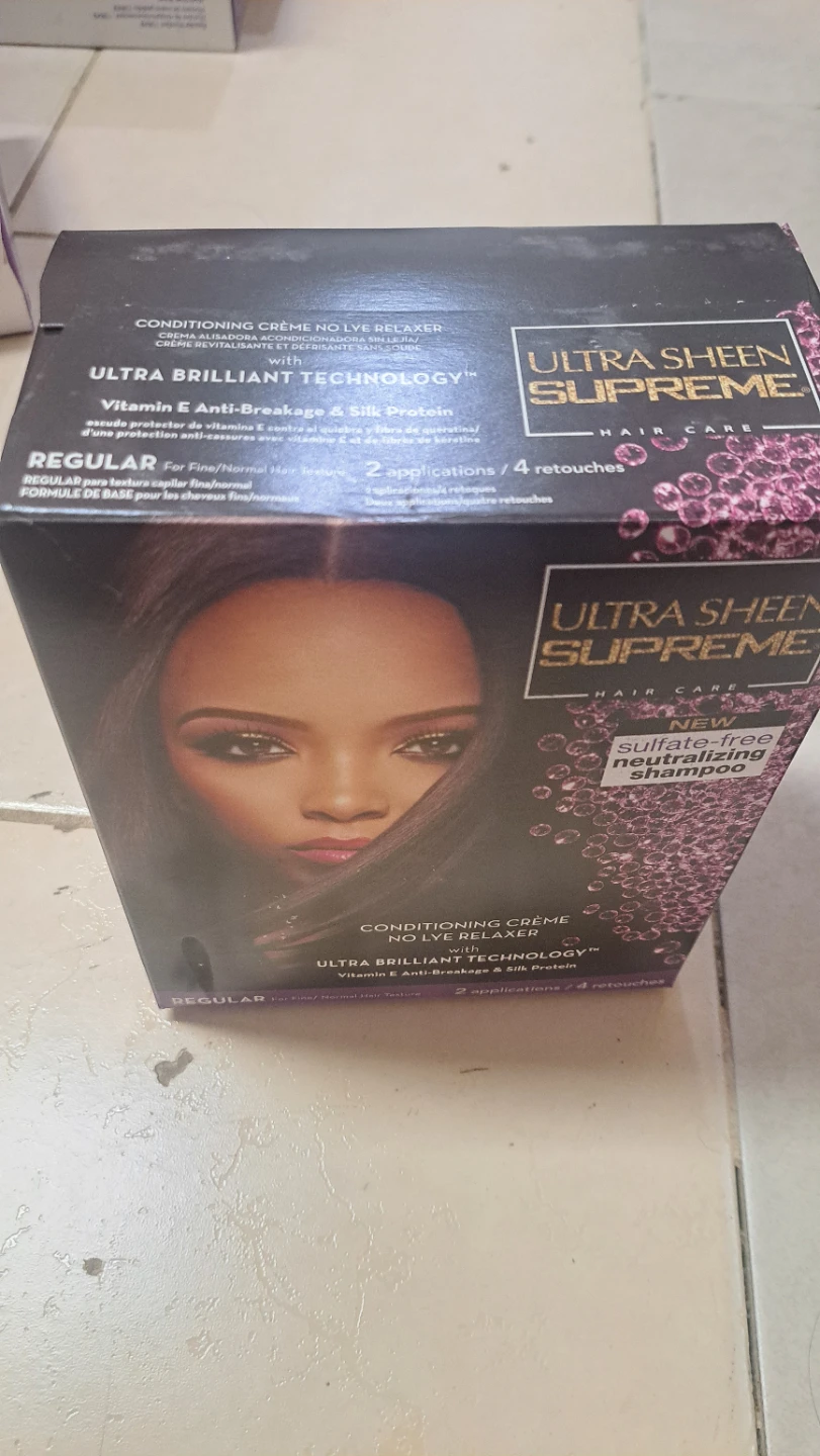 Ultra Sheen Supreme Hair Care Conditioning Crème No Lye Relaxer - photo 2
