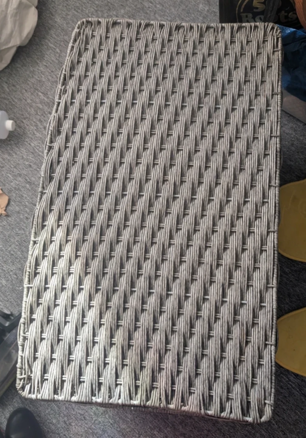 Woven Storage Basket with Lid
