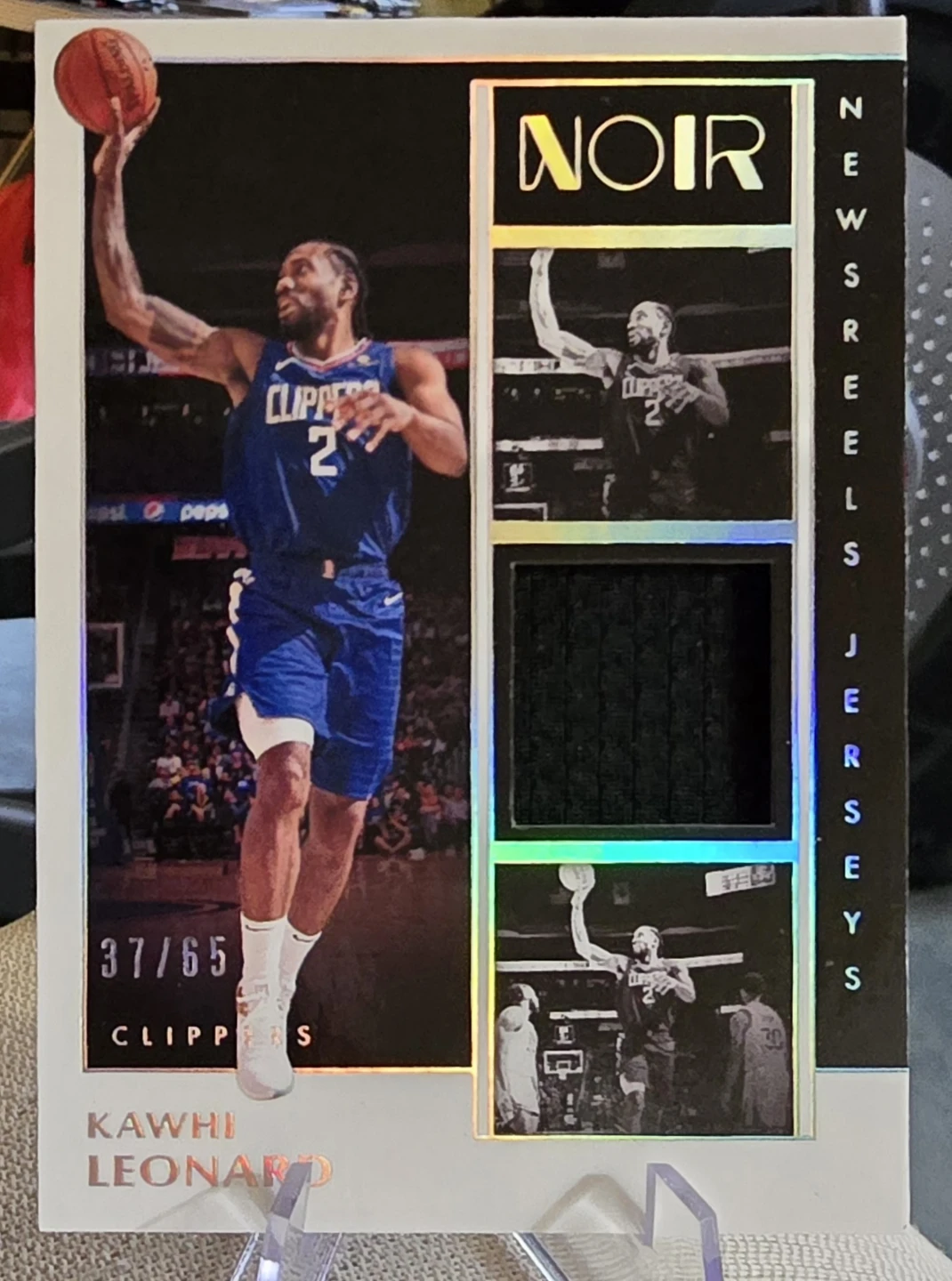 Kawhi Leonard 2019-20 Panini Noir Basketball Card