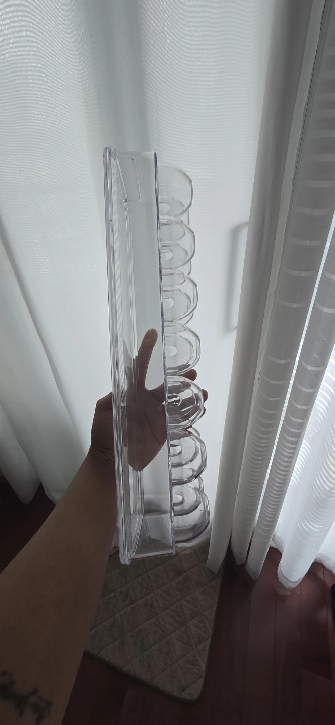 Clear Plastic Egg Holder / organizer