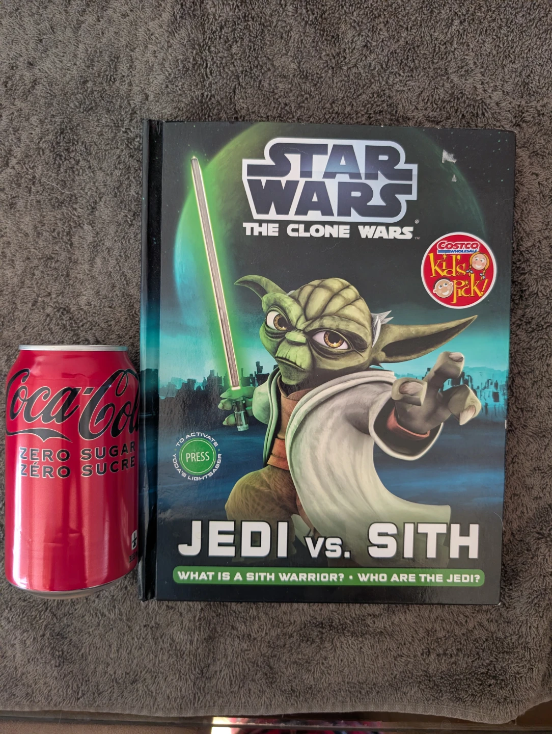 Star Wars The Clone Wars Jedi vs. Sith Book