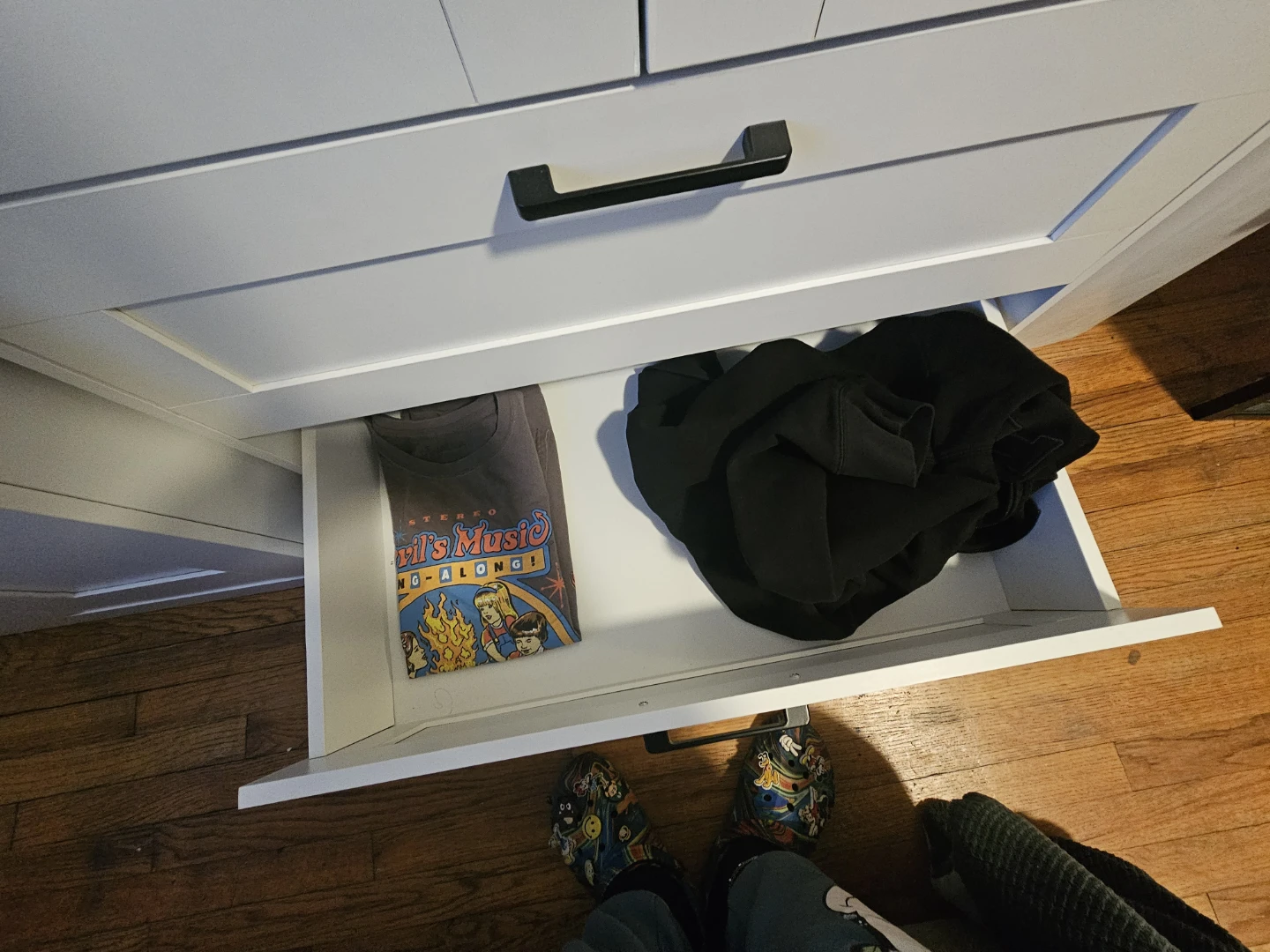 White 2-Door Wardrobe with 2 Drawers - photo 5