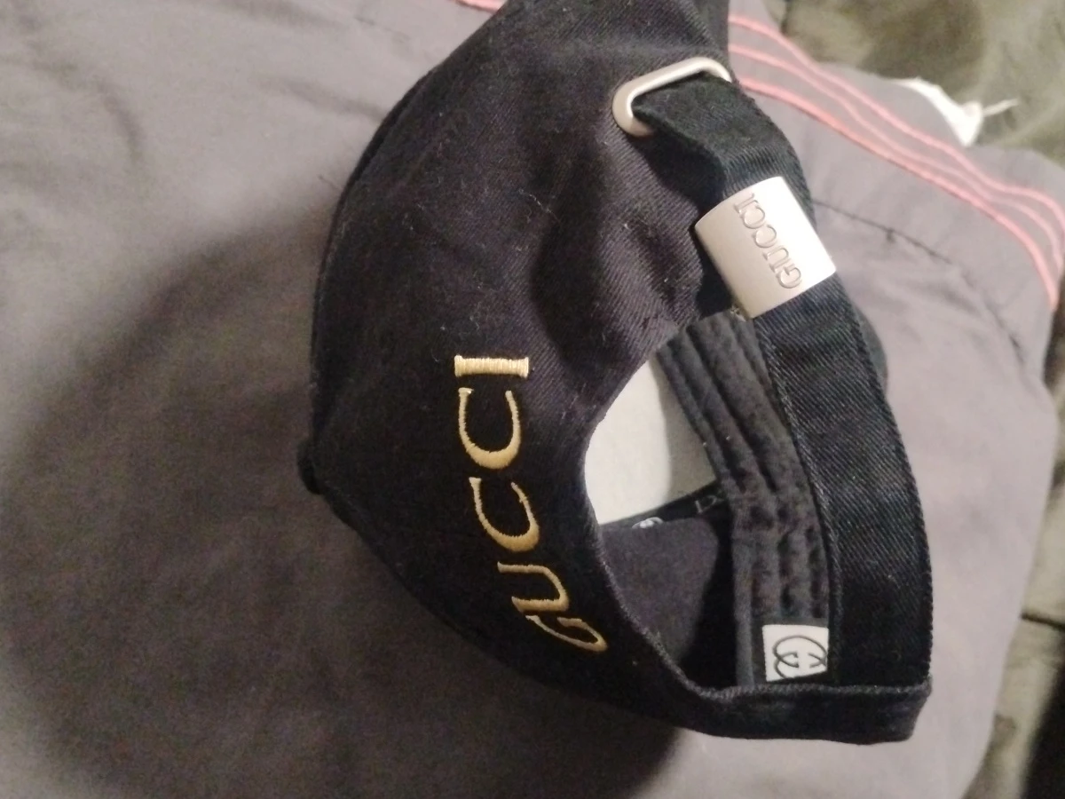 Black Gucci Baseball Cap - photo 2