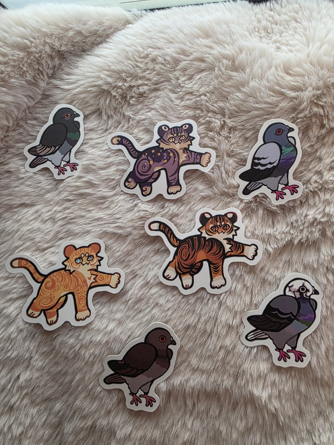 50pc random assorted cute animal stickers - photo 2