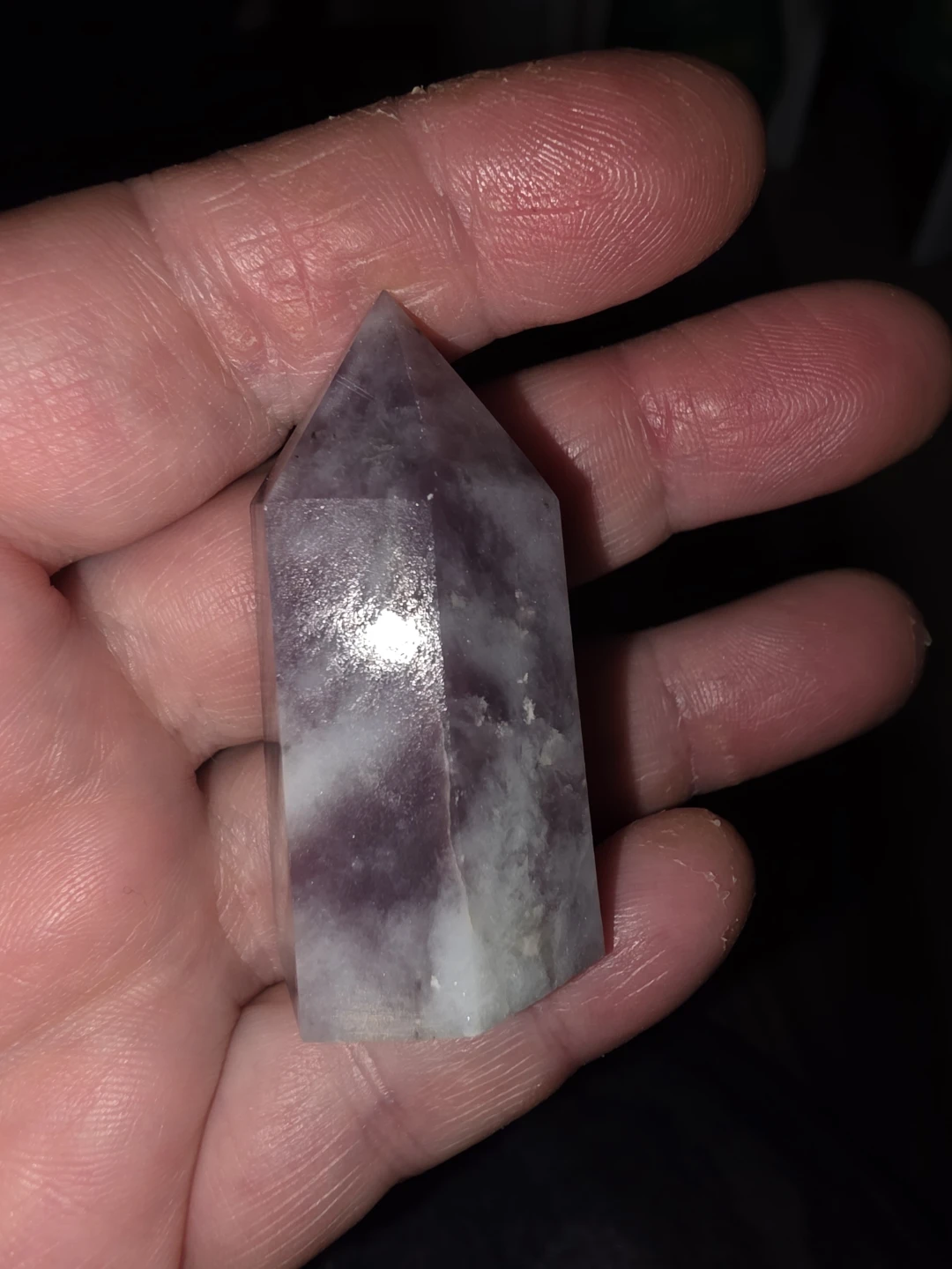 Lepidolite tower