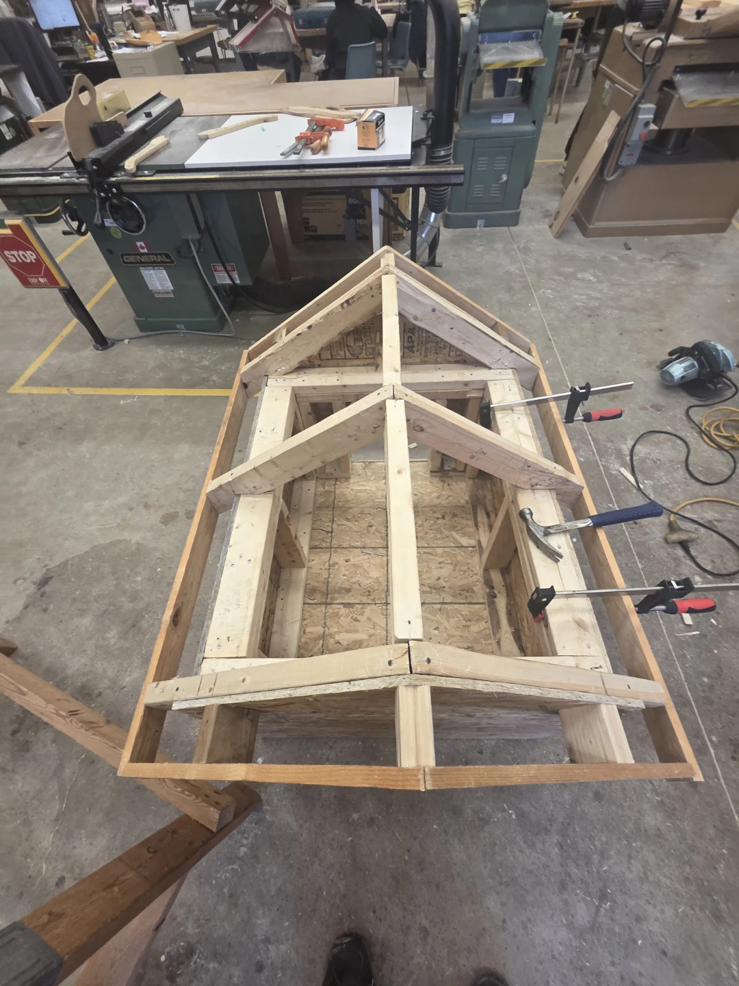 Custom Built Wooden Dog House with Shingled Roof - photo 4