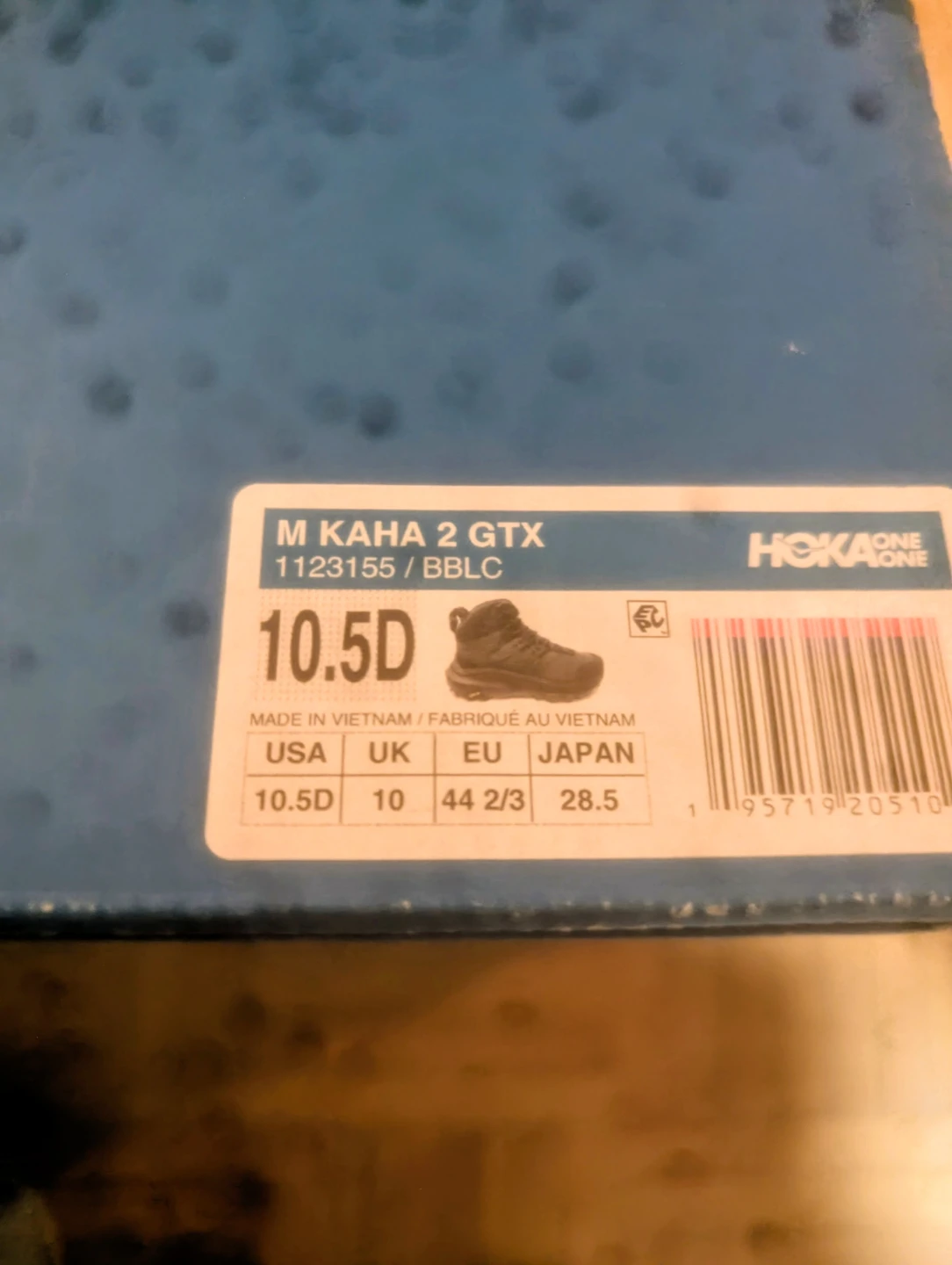 Hoka One One M Kaha 2 GTX Hiking Boots Size 10.5D