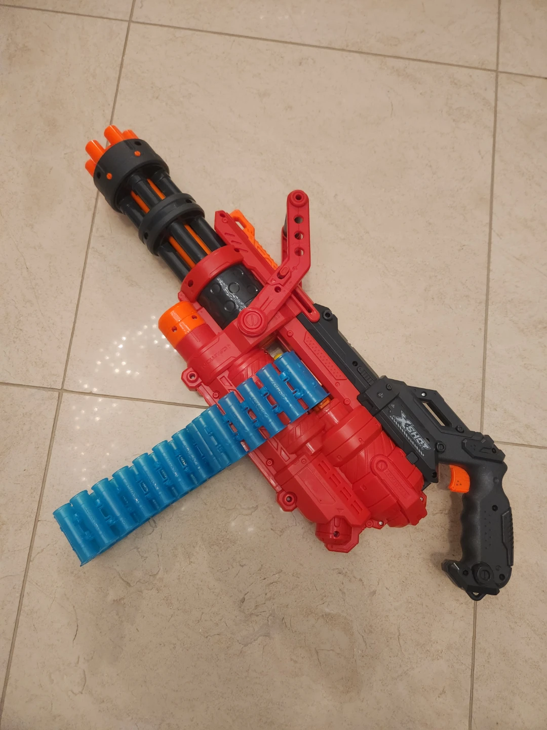 XSHOT Red and Black Toy Gatling Gun - photo 2
