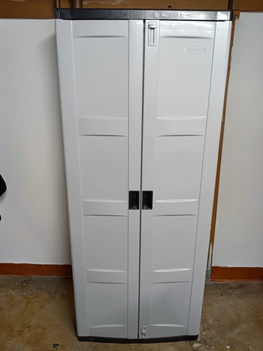Suncast Tall 2 Door Storage Cabinet