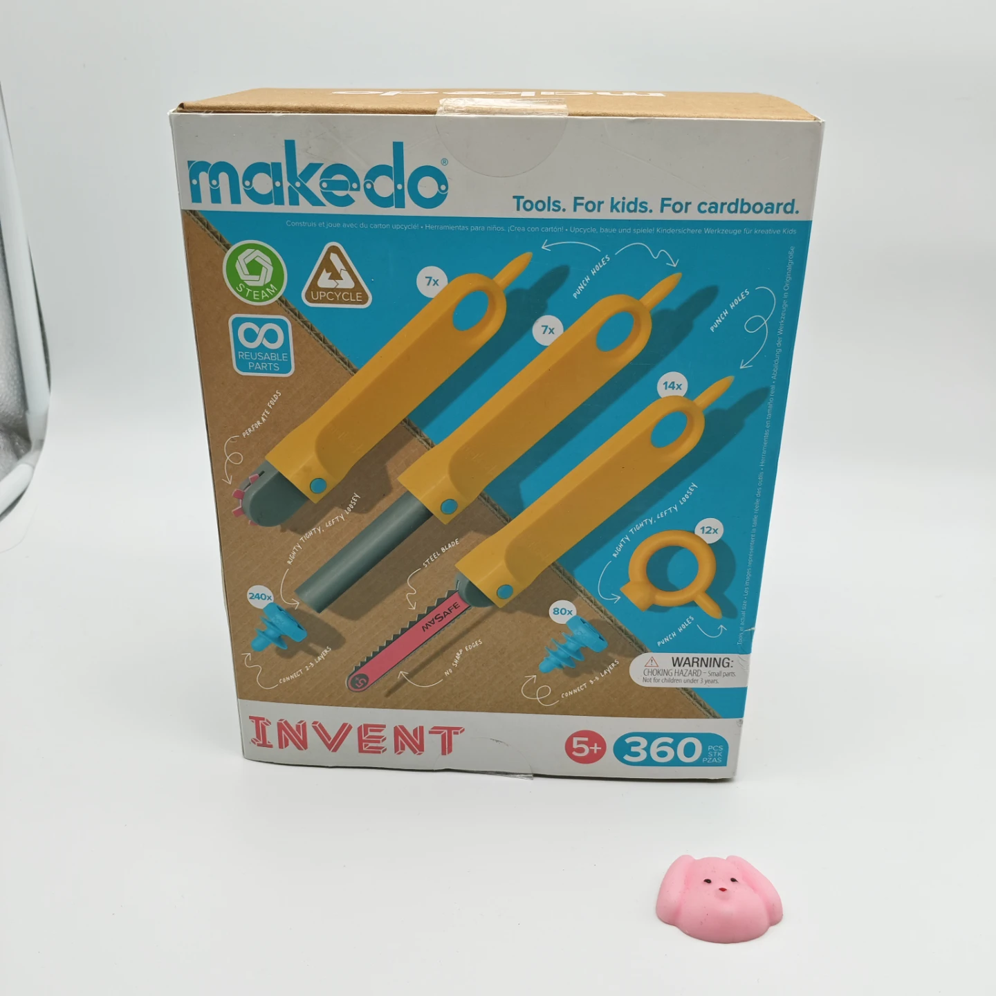 360pcs Makedo Invent Kit for Cardboard Creations