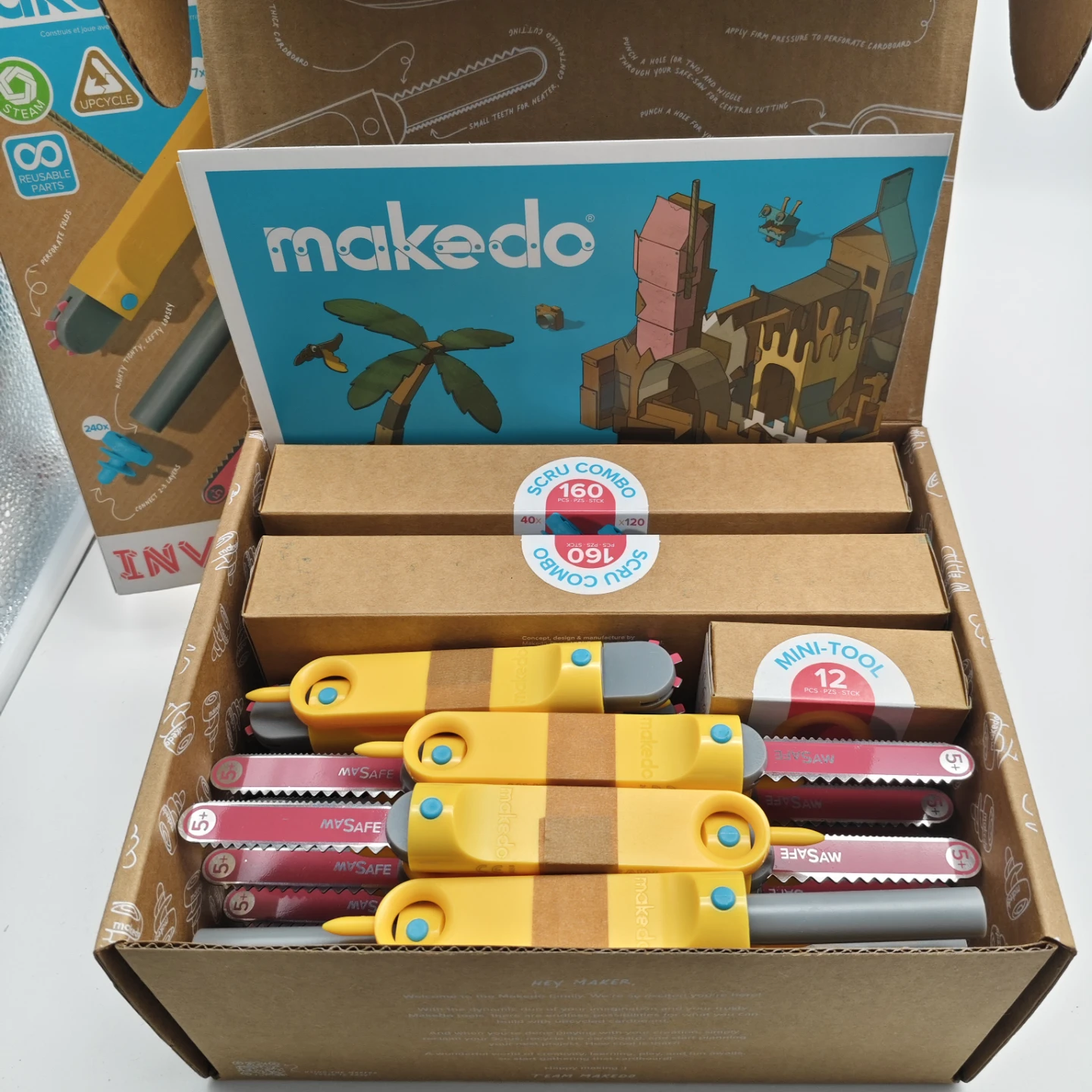 360pcs Makedo Invent Kit for Cardboard Creations - photo 3