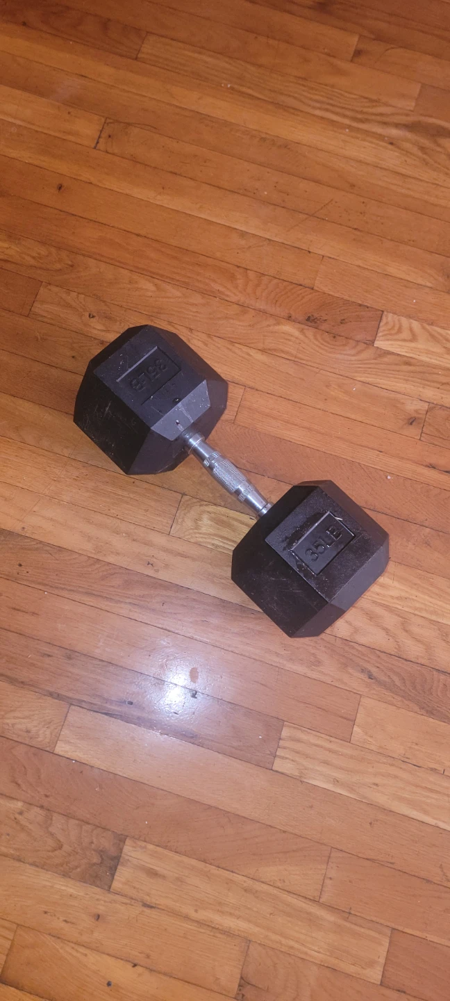 35 lb Hex Dumbbell