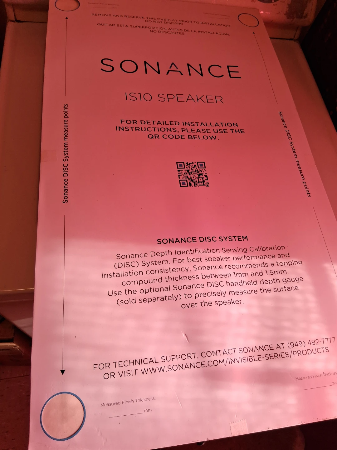 Sonance Invisible Series 24" x 16" Rectangle Speaker - 93481 - photo 3