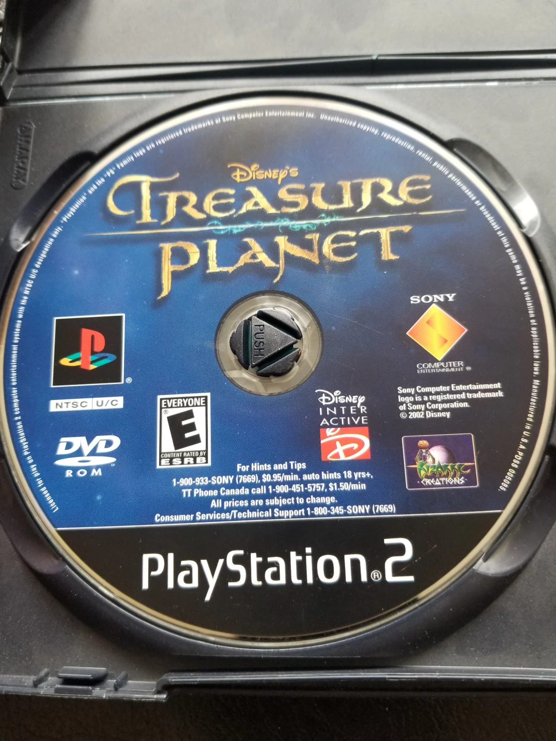 Ps2 Treasure Planet NO MANUAL PlayStation 2 Game - photo 2