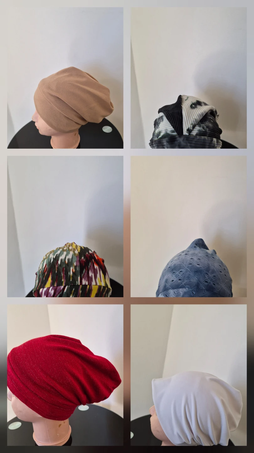 Set of 7 various head coverings/hijabs - photo 2