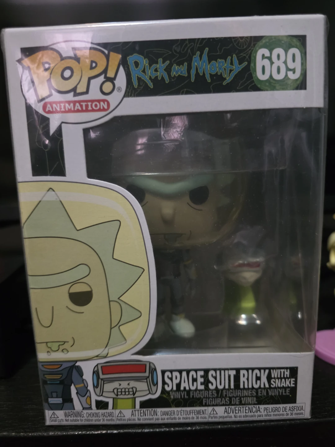 Funko Pop! Rick and Morty Space Suit Rick with Snake #689