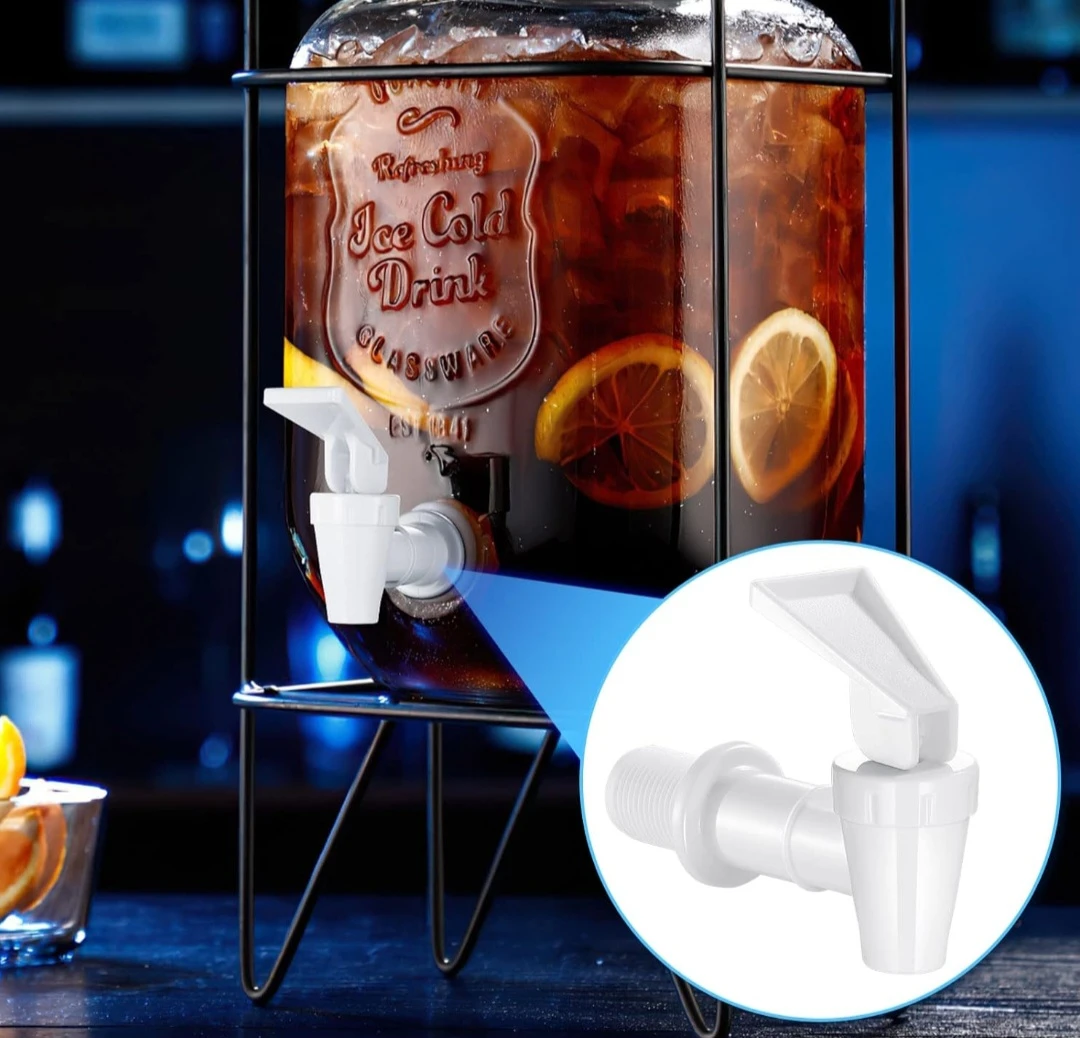 White Plastic Water Dispenser Spigot - photo 3