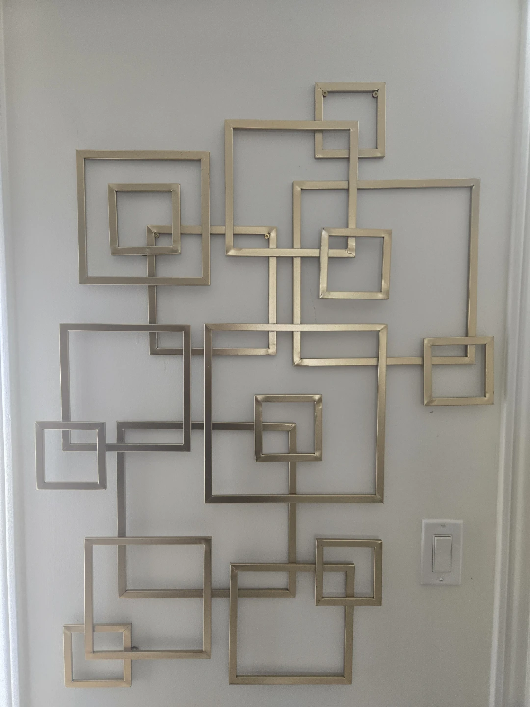 Gold Geometric Wall Art (80cm x 100cm)