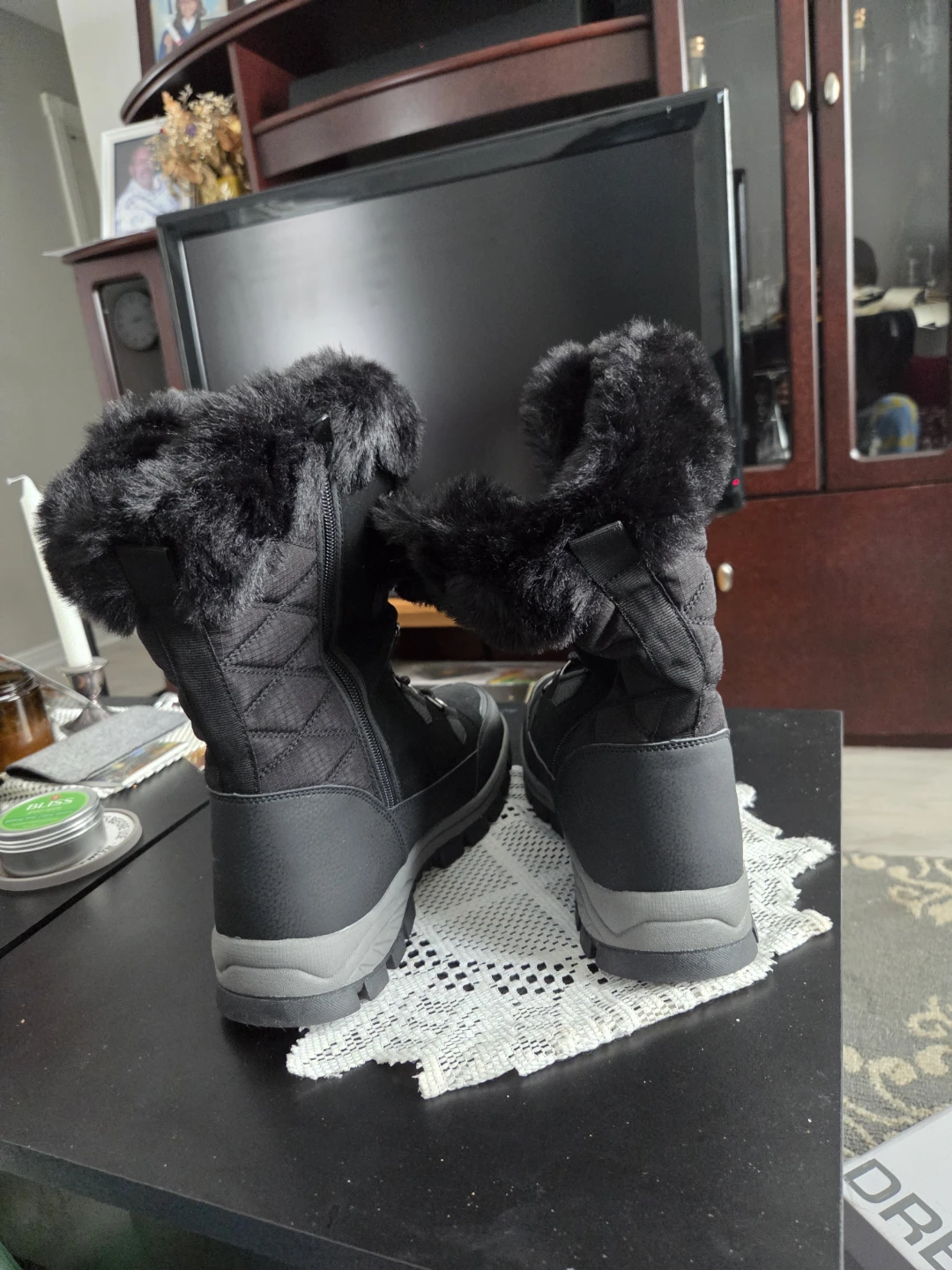 Dream Pairs Black Faux Fur Lined Winter Boots - photo 3