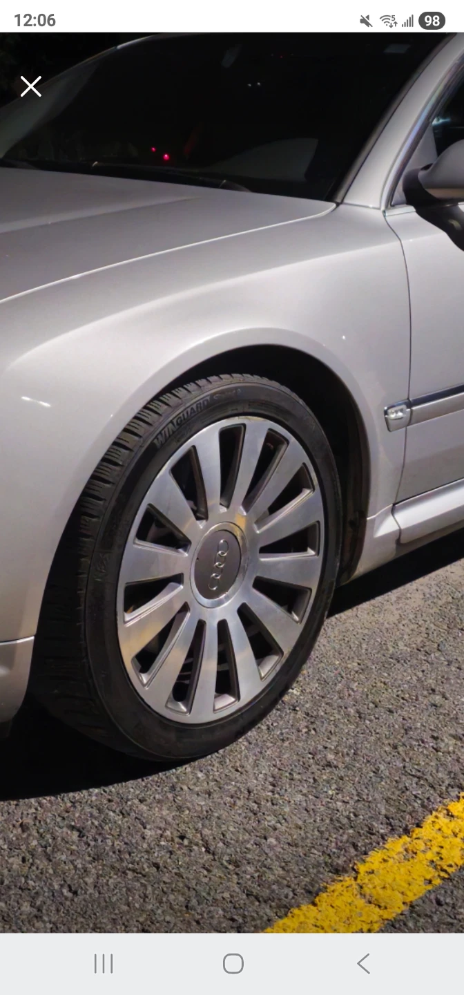 19" audi a8 forged aluminum wheels with brand new summer tires - photo 2