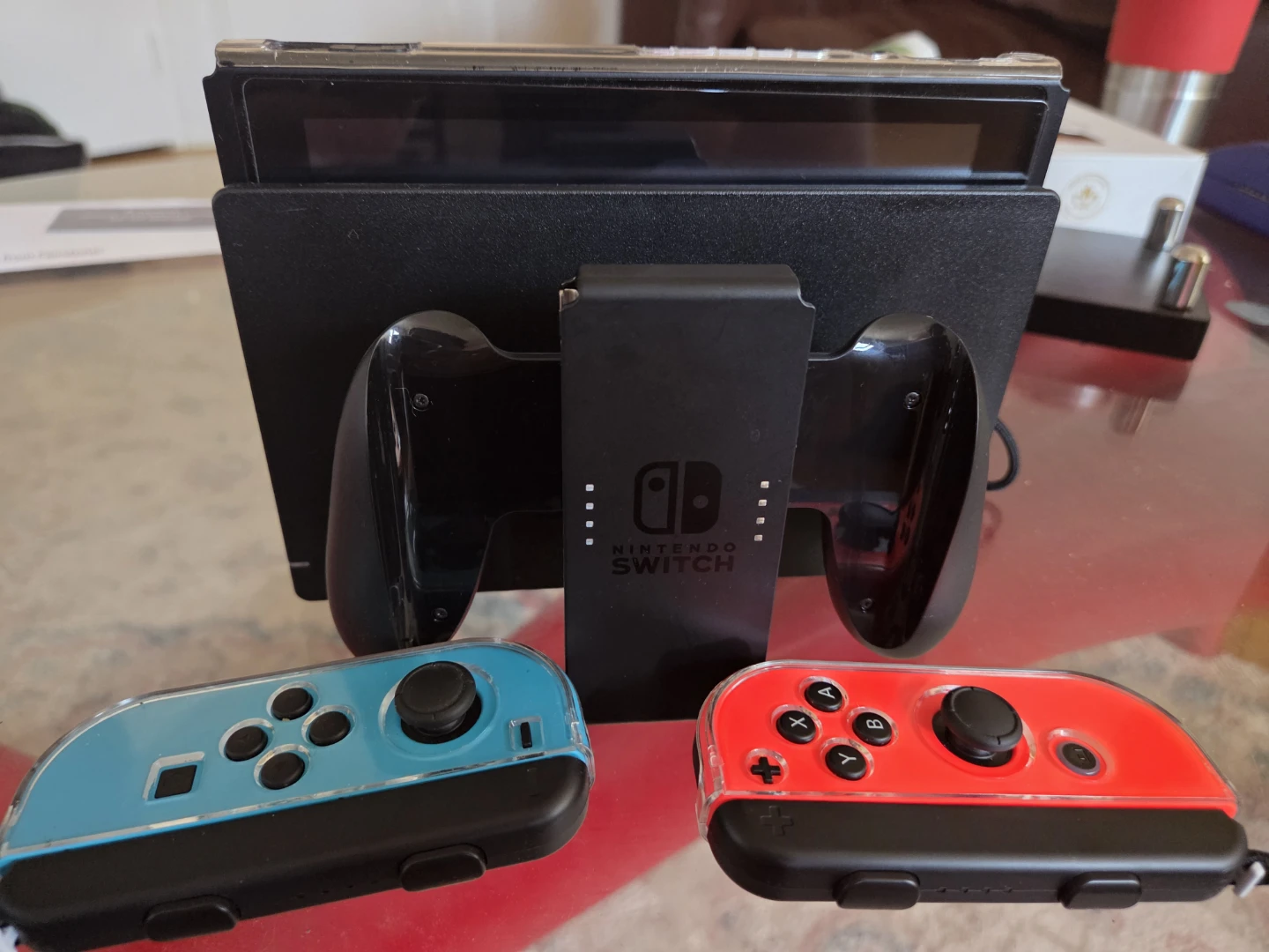 Nintendo Switch Console with Pro Controller and Case - photo 2
