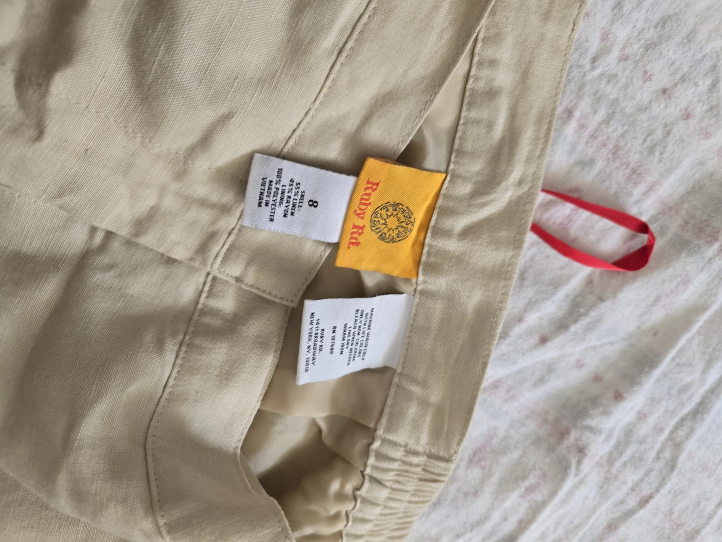 Ruby Rd. Women's Linen Blend Pants Size 8 - photo 2