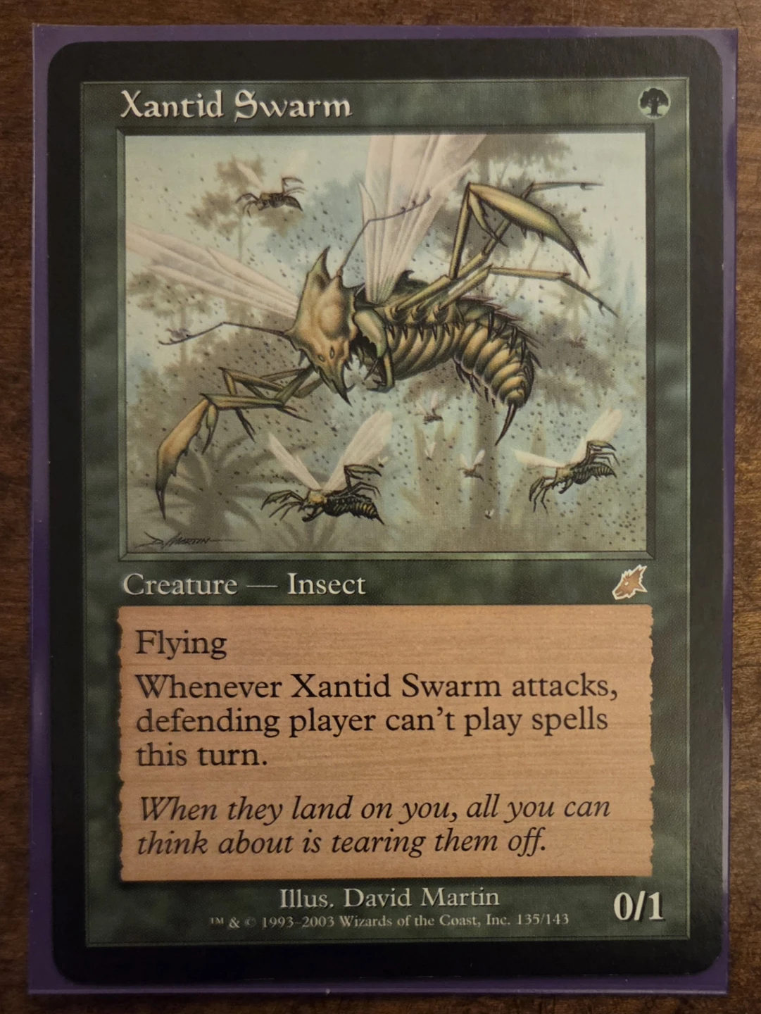 Xantid Swarm Magic The Gathering Card