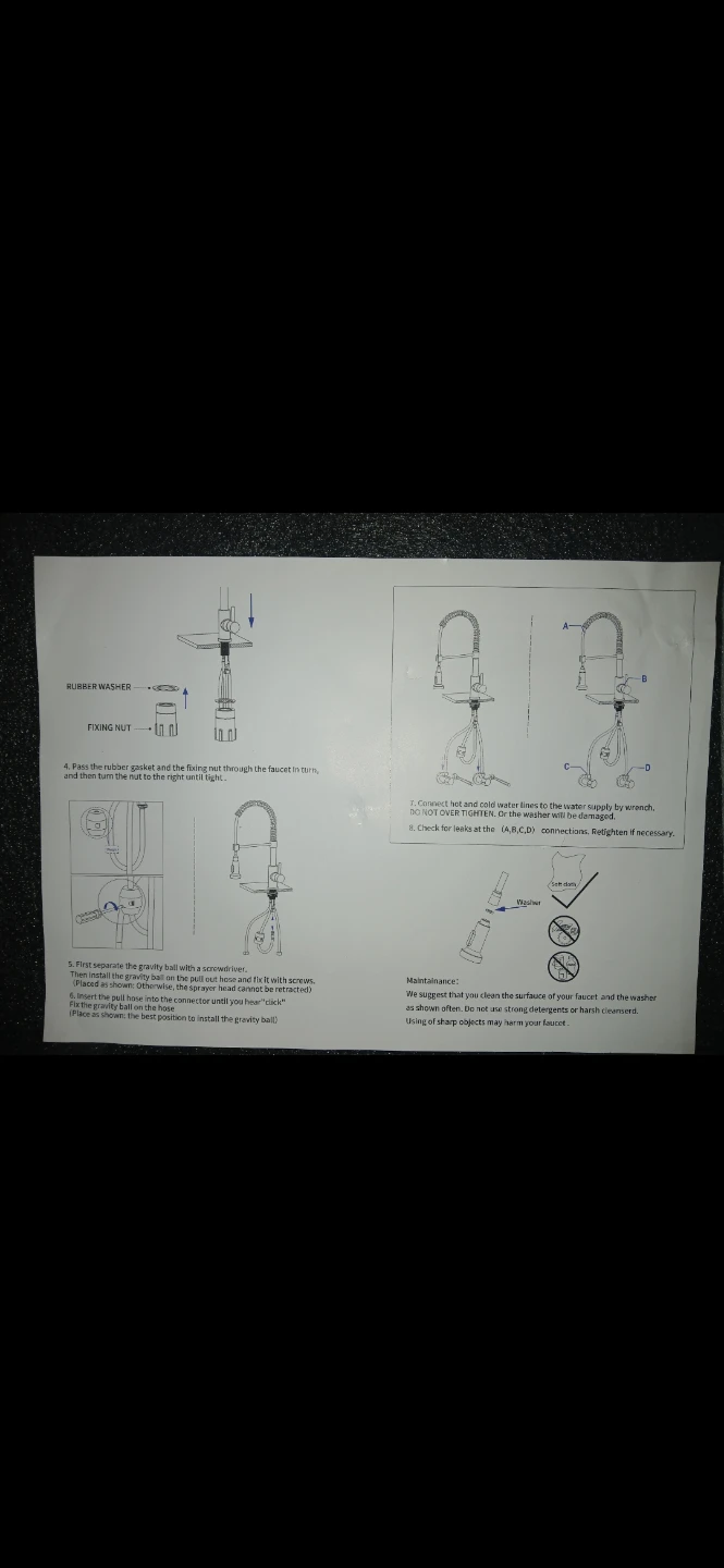 Gold Finish Kitchen Faucet with Sprayer - photo 2
