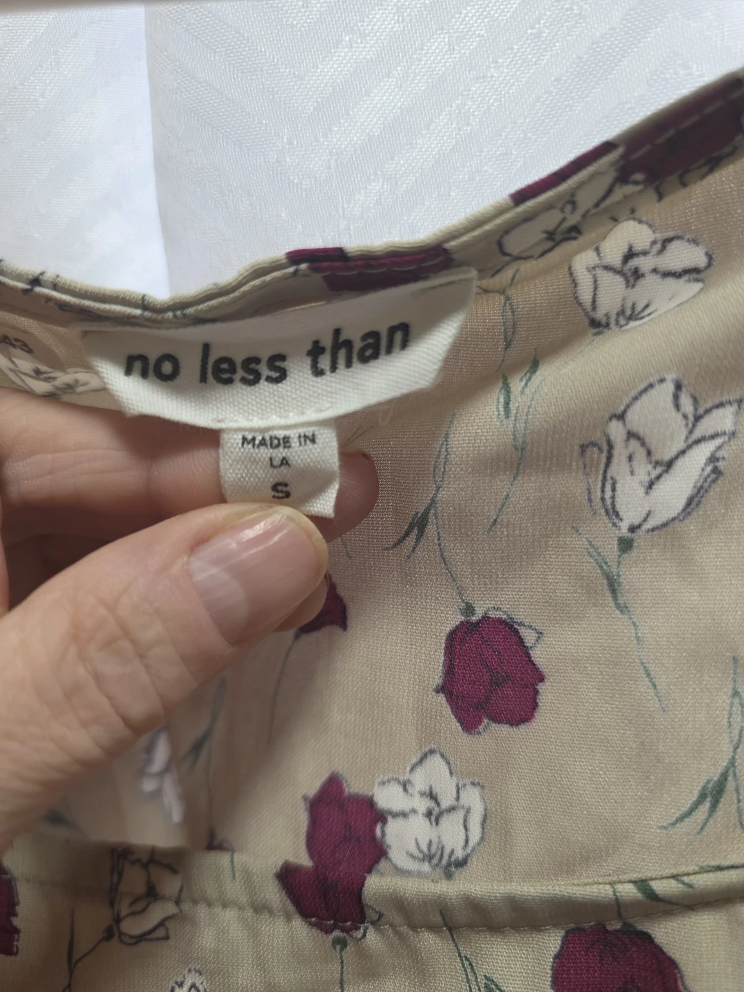 No Less Than Floral Long Sleeve Crop Top - photo 3