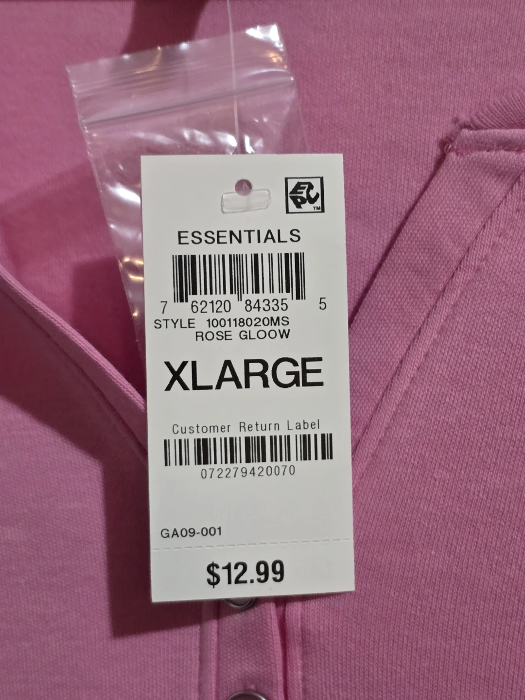 Karen Scott Pink Henley Shirt XL - photo 4